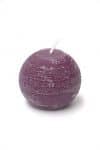 p 1 2 6 126 Bougie boule violet 10cm - Nouveaux produits