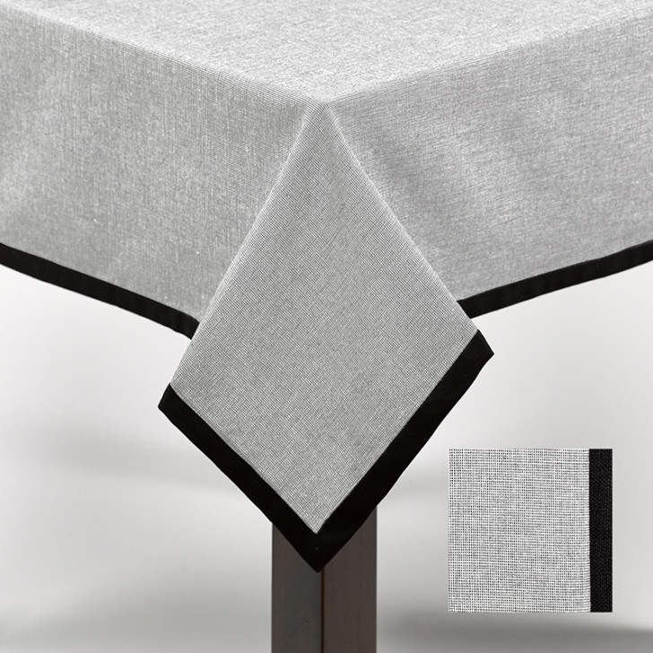 Nappe 90*90cm nordique en coton et lin,table basse rectangulaire Gland  Grille en forme de T-gris clair [G189] - Cdiscount Maison