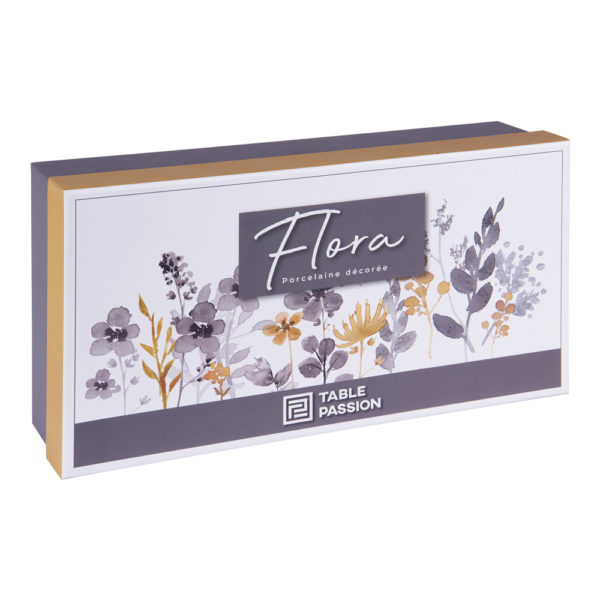 Coffret 6 tasses flora 1 - Coffret 6 tasses Flora 23 cl