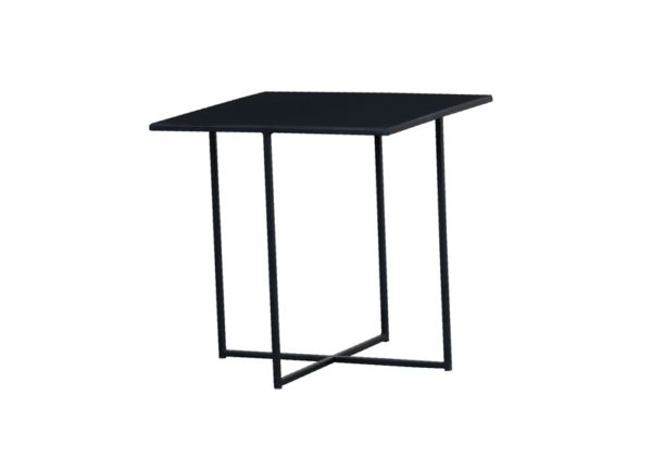 Table basse noir 40 cm Dallas - Table basse Dallas métal 40 cm