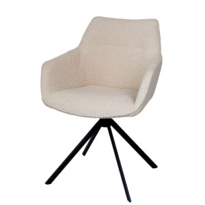 chaise pivotante bloucle ecru jonhson - Nouveaux produits