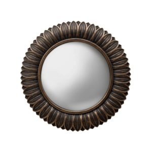 miroir convexe 23 cm feuille bronze 1 - Nouveaux produits